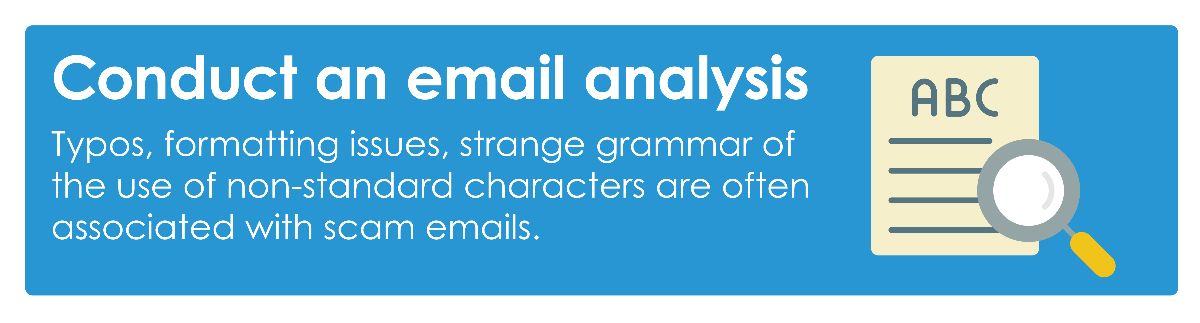 conduct an email analysis